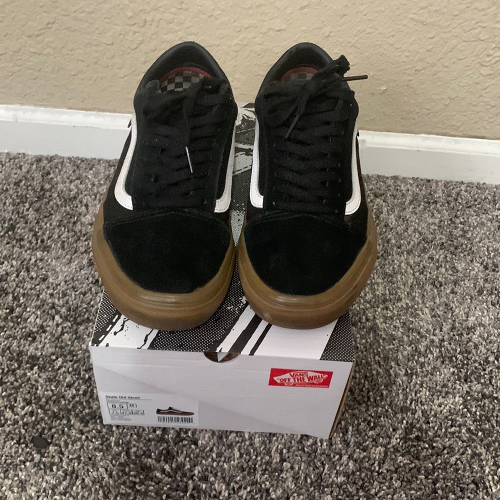 Vans Black/Gum Skate old skool